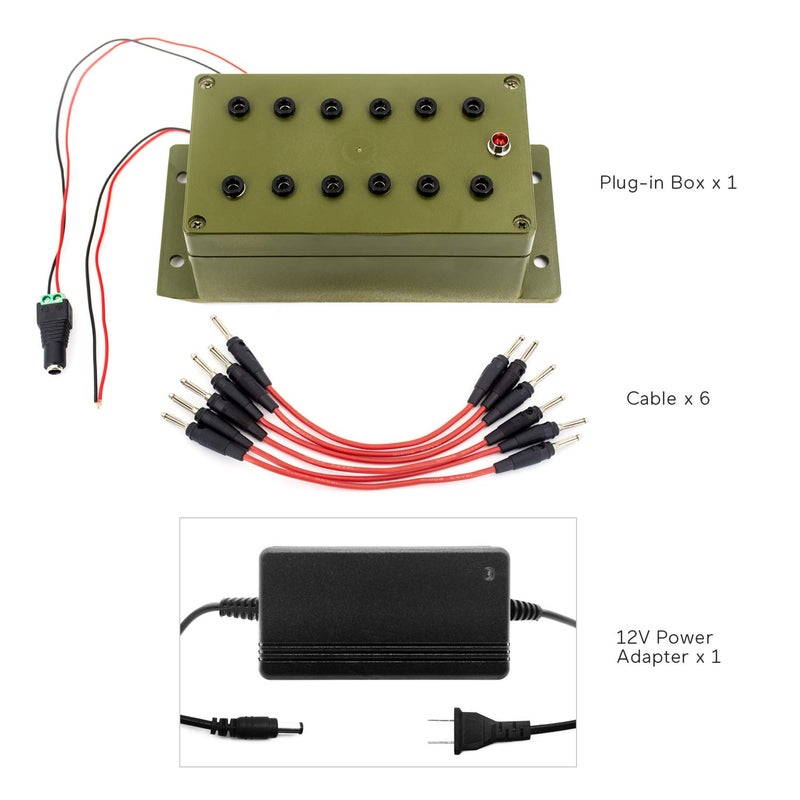 Bearhoho Escape Room Prop Plug in Box Takagism Game Props All Wires are Inserted into The Right Sockets to Unlock Adventure Secrets Game Props (with Audio) - Image 5